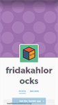 Mobile Screenshot of fridakahlorocks.tumblr.com
