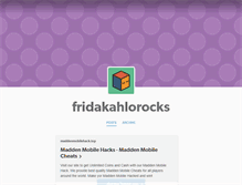 Tablet Screenshot of fridakahlorocks.tumblr.com
