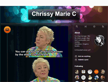 Tablet Screenshot of chrissymariec.tumblr.com