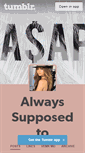 Mobile Screenshot of amarsempreseramando.tumblr.com