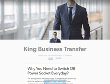 Tablet Screenshot of kingsbusinesstransfer.tumblr.com