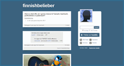 Desktop Screenshot of finnishbelieber.tumblr.com