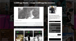 Desktop Screenshot of goldfrappmania.tumblr.com