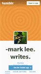 Mobile Screenshot of marklee.tumblr.com