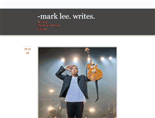 Tablet Screenshot of marklee.tumblr.com