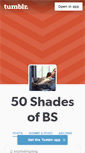 Mobile Screenshot of 50shadesofbs.tumblr.com
