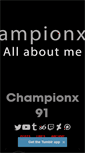 Mobile Screenshot of championx91.tumblr.com