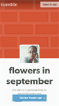 Mobile Screenshot of flowersinseptember.tumblr.com