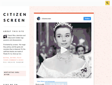 Tablet Screenshot of citizenscreen.tumblr.com