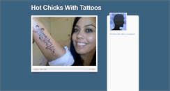 Desktop Screenshot of hotchickswithtattoos.tumblr.com