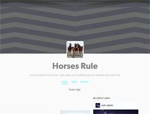 Tablet Screenshot of horselovers.tumblr.com