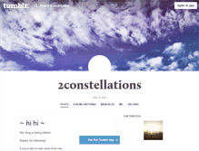 Tablet Screenshot of 2constellations.tumblr.com