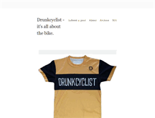 Tablet Screenshot of drunkcyclist.tumblr.com
