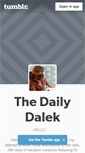 Mobile Screenshot of dailydalek.tumblr.com