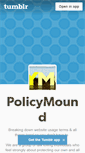 Mobile Screenshot of policymound.tumblr.com