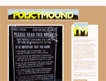 Tablet Screenshot of policymound.tumblr.com