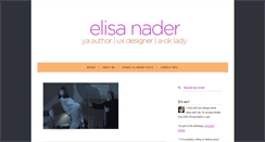 Desktop Screenshot of elisanader.tumblr.com