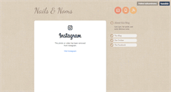 Desktop Screenshot of nailsandnoms.tumblr.com