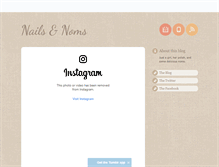 Tablet Screenshot of nailsandnoms.tumblr.com