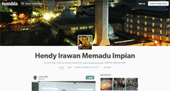 Desktop Screenshot of hendyirawan.tumblr.com