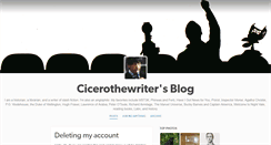 Desktop Screenshot of cicerothewriter.tumblr.com