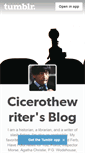 Mobile Screenshot of cicerothewriter.tumblr.com