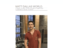 Tablet Screenshot of mattdallasworld.tumblr.com