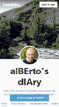 Mobile Screenshot of albertosdiary.tumblr.com