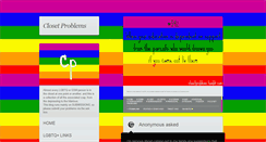 Desktop Screenshot of closetproblems.tumblr.com