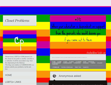 Tablet Screenshot of closetproblems.tumblr.com