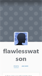 Mobile Screenshot of flawlesswatson.tumblr.com