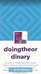 Mobile Screenshot of doingtheordinary.tumblr.com