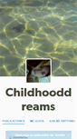 Mobile Screenshot of childhooddreams.tumblr.com