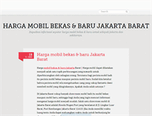 Tablet Screenshot of hargamobilbekasbarujakartabarat.tumblr.com