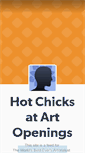 Mobile Screenshot of hotchicksatartopenings.tumblr.com