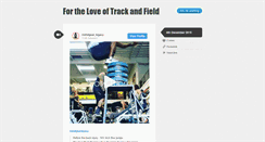 Desktop Screenshot of lovetrackandfield.tumblr.com