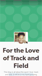 Mobile Screenshot of lovetrackandfield.tumblr.com