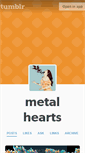 Mobile Screenshot of metalhearts.tumblr.com