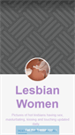 Mobile Screenshot of lesbianwomen.tumblr.com