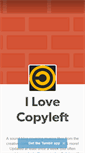 Mobile Screenshot of ilovecopyleft.tumblr.com