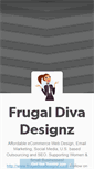 Mobile Screenshot of frugaldivadesignz.tumblr.com