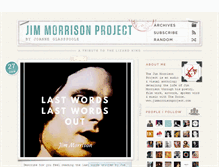 Tablet Screenshot of jimmorrisonproject.tumblr.com