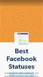 Mobile Screenshot of bestfbstatuses.tumblr.com