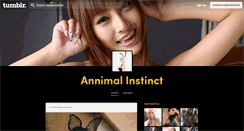 Desktop Screenshot of animal-instinct.tumblr.com