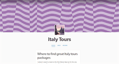 Desktop Screenshot of blogitalytours.tumblr.com