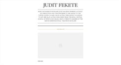 Desktop Screenshot of juditfekete.tumblr.com