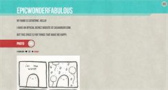 Desktop Screenshot of epicwonderfabulous.tumblr.com