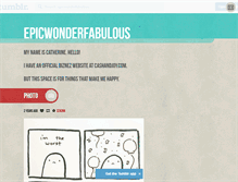 Tablet Screenshot of epicwonderfabulous.tumblr.com