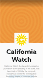 Mobile Screenshot of californiawatch.tumblr.com