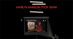 Desktop Screenshot of marilynmansonfuckyeah.tumblr.com